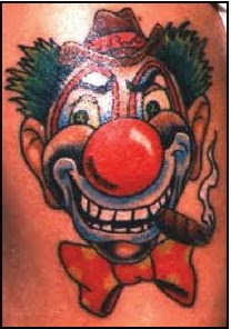 clown tattoos design