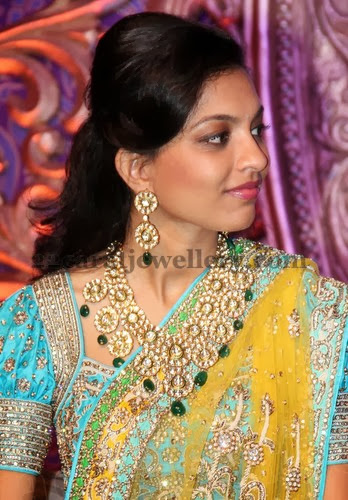Bride Ankitha Kundan Jewellery