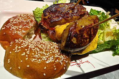 Burgeroom, double foie gras burger
