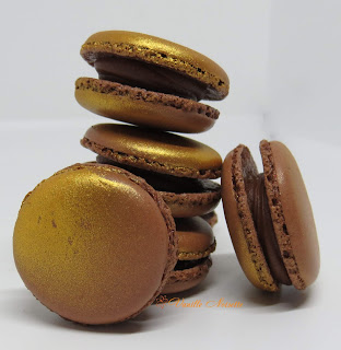 Macaron ganache passion chocolat  