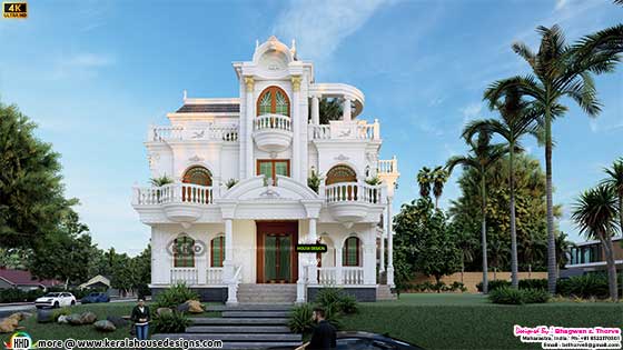 A Dream Home : Highly Decorative and Elegant White House