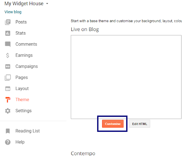 How to Change Scroll Bar Style in Blogger - My Widget House