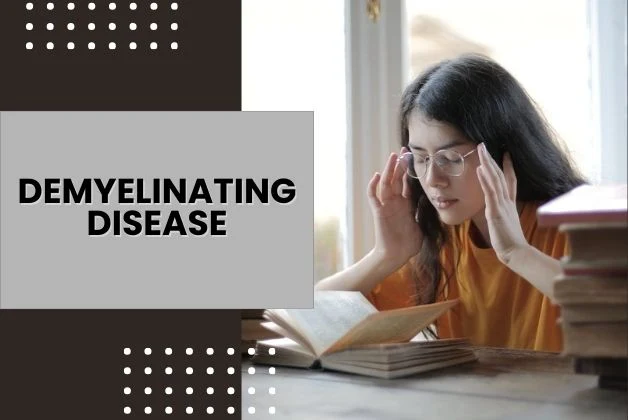 Struggling with Demyelinating Disease: Girl having trouble concentrating