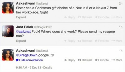 Google Hadiahi Nexus 5 atau Nexus 7 Untuk Semua Karyawannya