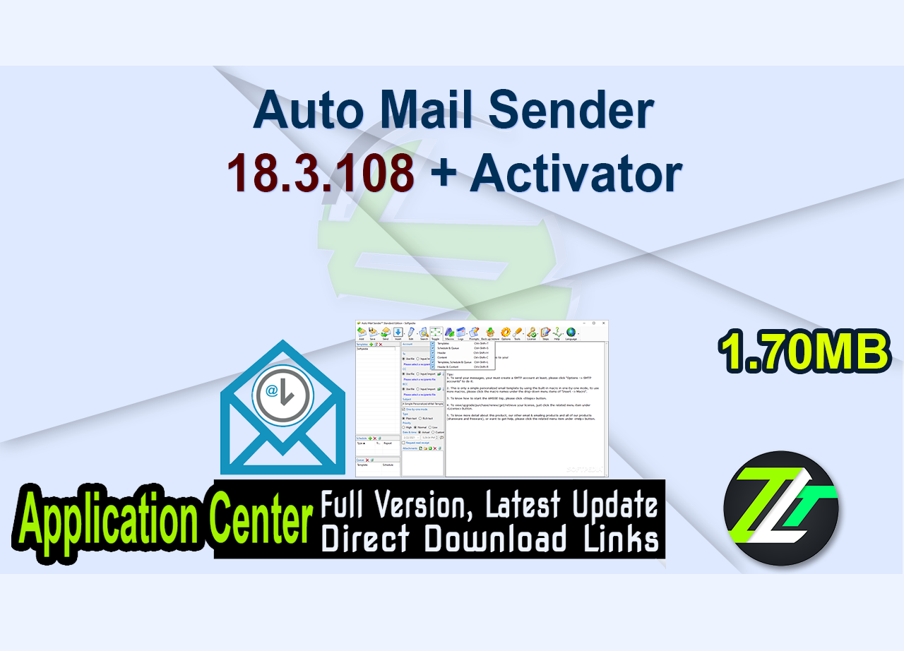 Auto Mail Sender 18.3.108 + Activator