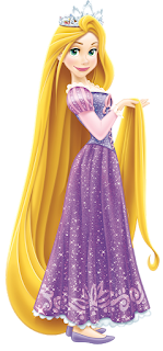 Rapunzel con tiara 