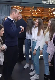 Prince William meets young Ukrainian refugees