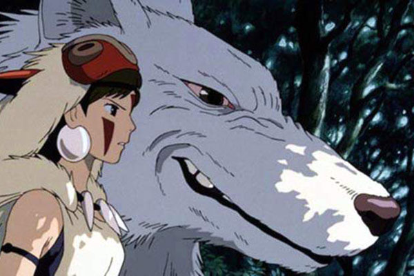 princess mononoke mask. Princess Mononoke Riding Wolf