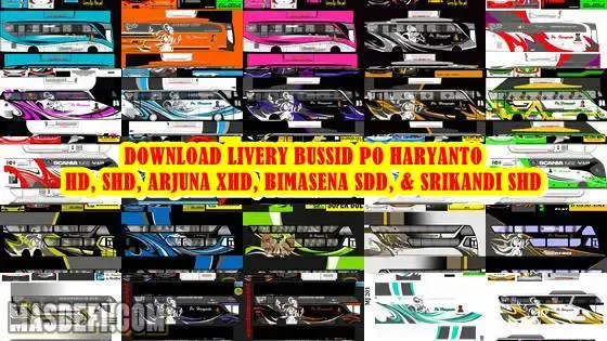 livery bussid po haryanto