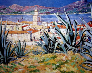 Our November inspiration is by Arthur Baker Clack called "The Citadel, St Tropez".