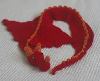 PATRON DRAGON BUFANDA AMIGURUMI 2155