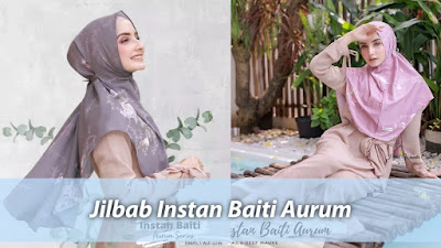 jilbab instan Baiti Aurum