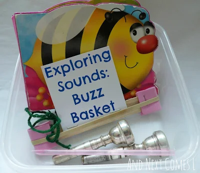 Explore the sounds of buzzing bees with this buzz basket and reading activity from And Next Comes L