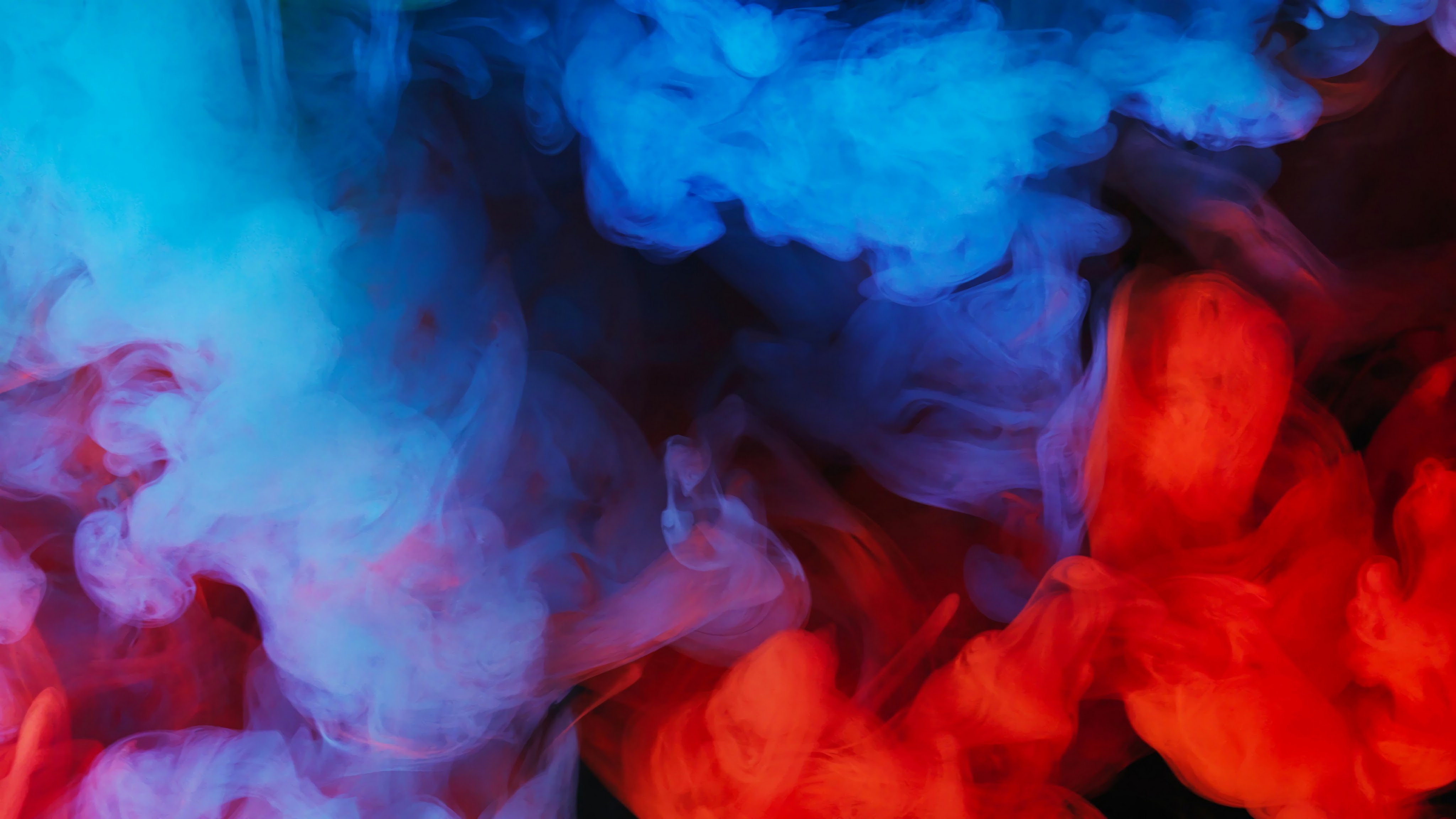 Blue Red Smoke Abstract 4k Wallpaper 53