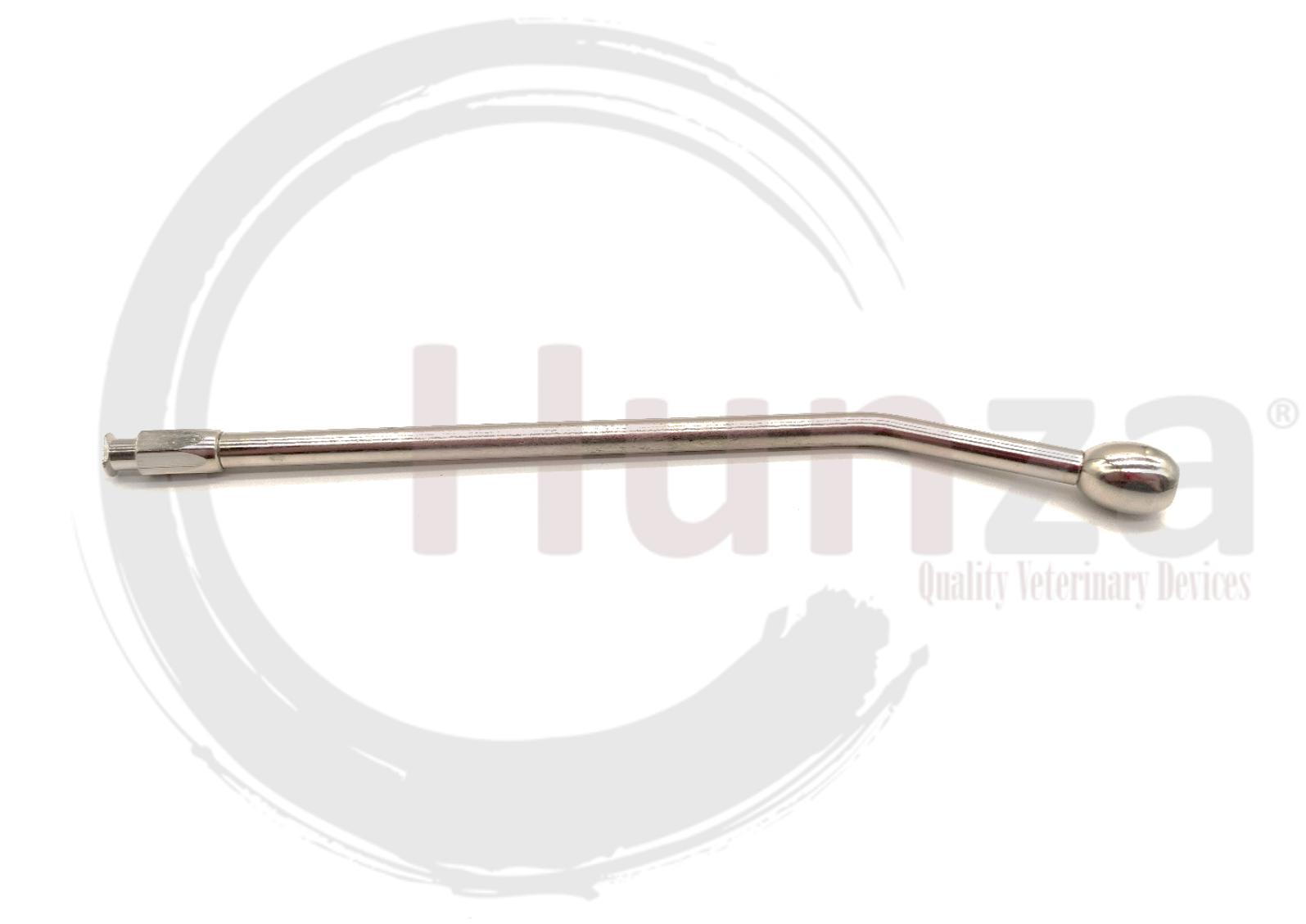 Canula de toma oral de 19cms con adaptador luer lock