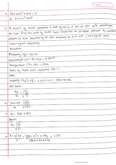 Class 12 Physics Wave Motion and  Mechanical wave Complete Note NEB