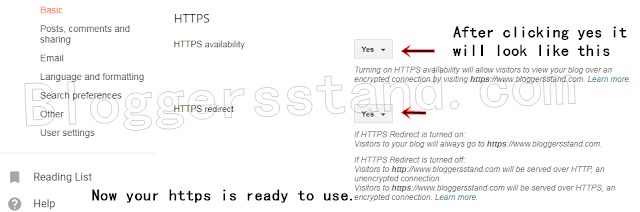activate http to https inwards blogger custom domain How to Enable HTTP to HTTPS For Custom Domain In Blogger
