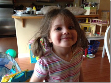 post nap-time hair and messy house