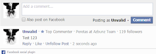 contoh comment fb di blog