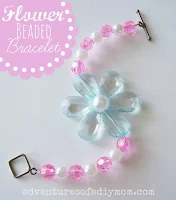 flower beaded bracelet