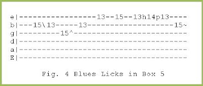 Blues Licks in Box 5 Guitar Tab