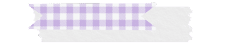 Imagen de dos washitapes digitales. El de la parte superior es en cuadros vichy en tono lila y el de abajo blanco con aspecto rugoso. Ambos conforman una especie de separador visual dentro del post.