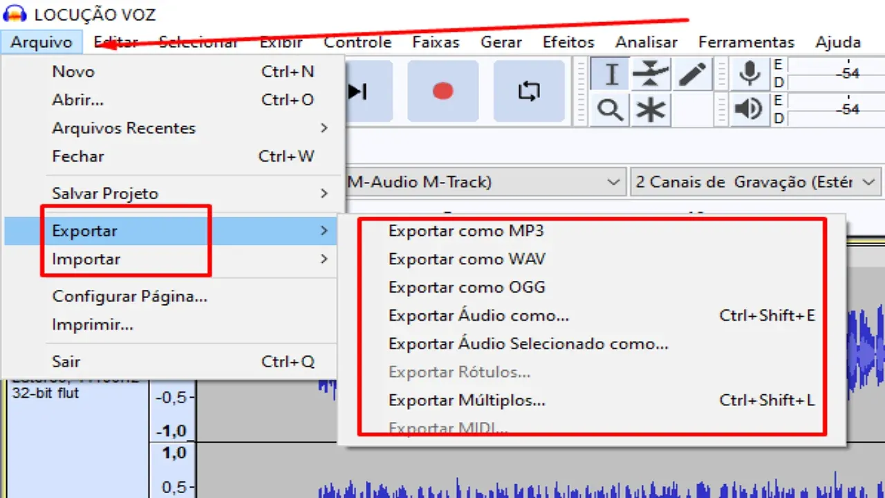 audacity-narracao-com-musica-de-fundo