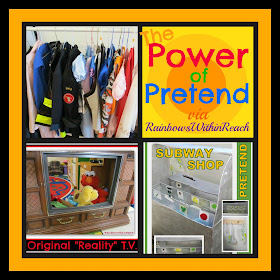 photo of: The Power of Pretend: Early Childhood 'Pretend' Centers RoundUP via RainbowsWithinReach