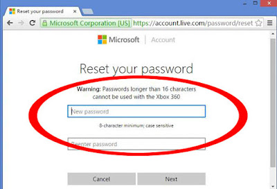 reset Windows access password