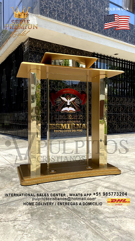 PULPIT  PREMIUN GOLD  , SALE PULPIT  USA CHURCH, MODERN PUPIT CHURCH EVANGELIC, GOSPEL PULPIT WHITE CHURCH ,PULPITO DE ORO  COLOMBIA, ECUADOR ,PANAMA,  SALE PULPIT GOLD EUROPE ,pulpitos sale of pulpit EEUU_pulpit woo _sale of lecterm CHURCH