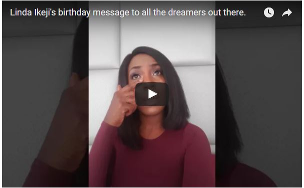 Linda Ikeji left a birthday message to all you amazing people...(Please watch)