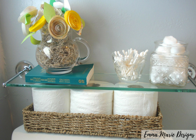 organized bathroom