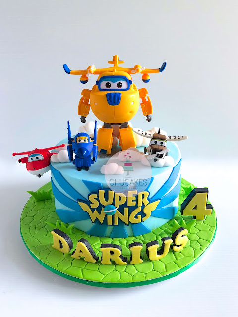 super wings fondant cake toy toys aeroplane aeroplanes chucakes