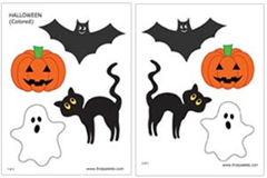 Forskoleburken Halloween Material Och Mallar