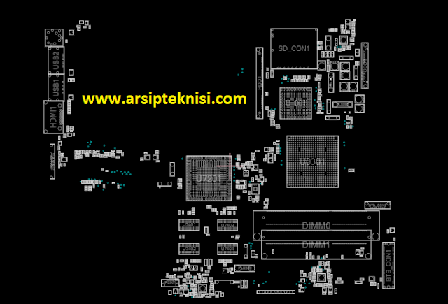 Asus K42N Rev.1.0 Boardview