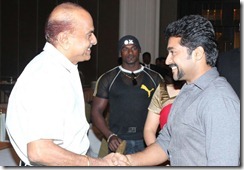 RB Choudary, Suriya at Jyothi Krishna Aishwarya Wedding Reception Stills