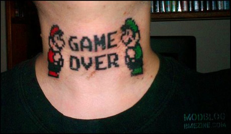 poker tattoos. Heart Tattoo On Neck