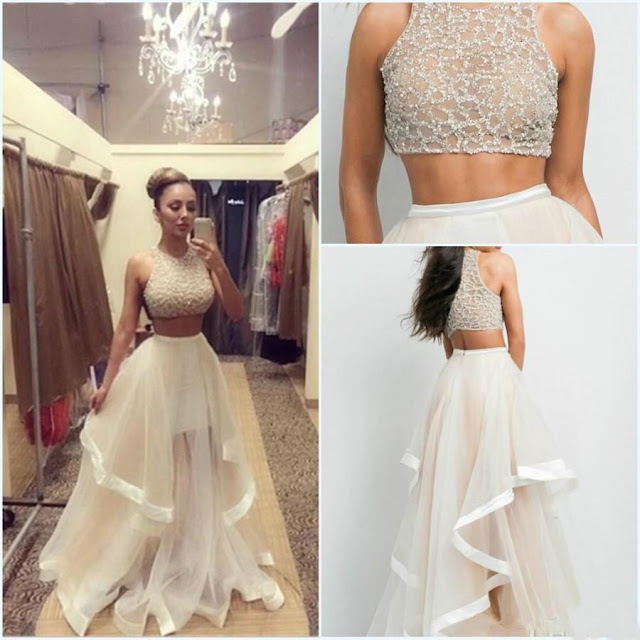 Luxury-Two-Piece-wedding-dress-with-Organza-Spring-Blush-Beads-Ruffles-Sheer-Sexy-Bridal-Ball