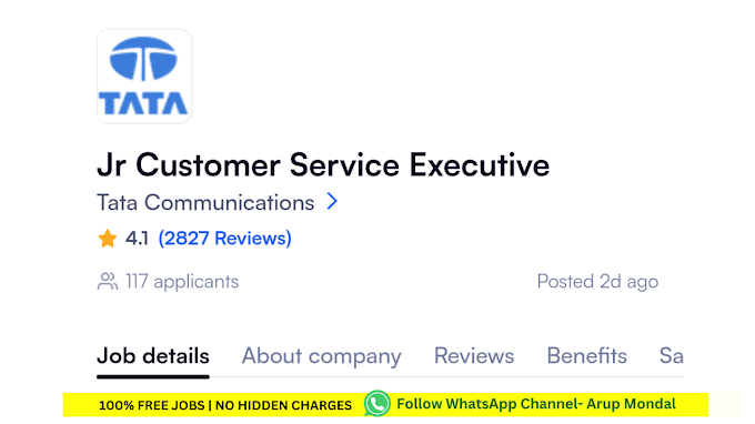 Tata Communications jobs in Pune for Customer Service Executive