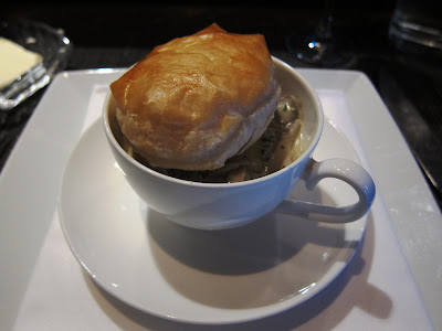 Poached oyster Potpie at Ame