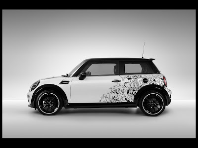 white mini cooper wallpaper