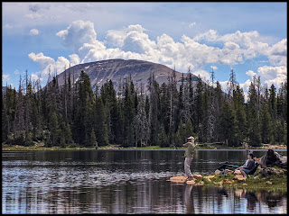 Hubby and Daughter Fishing at Crystal Lake