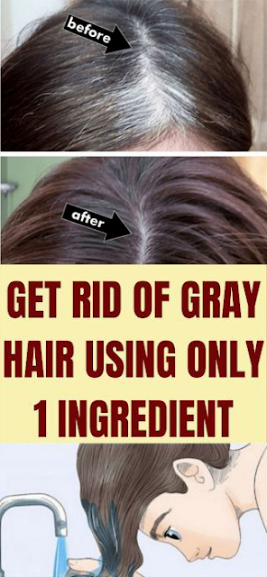 Dispose Of Gray Hair Using Only 1 Ingredient