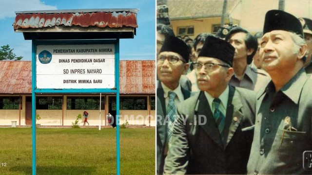 KISAH Soeharto Tendang Dinding SD Inpres hingga Ambruk