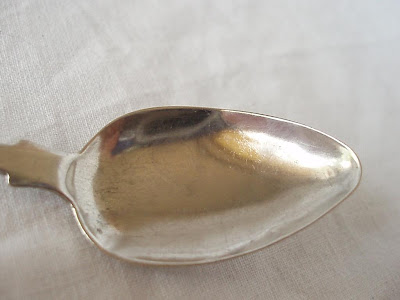 SCOTTISH PROVINCIAL SILVER TEASPOON, circa 1810