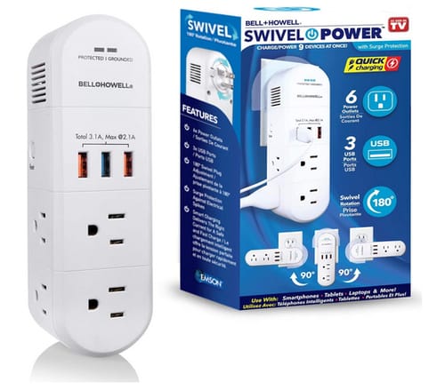 Bell+Howell Rapid Charging Station with Surge Protection