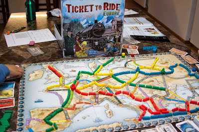 Partida en juego Aventureros al tren Europa