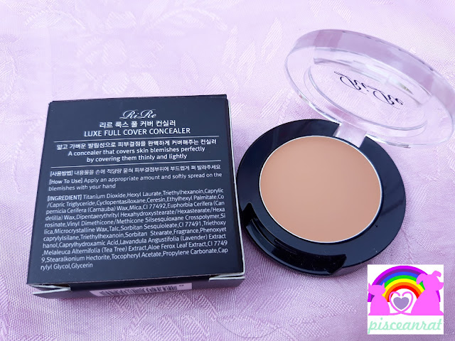 Rire Luxe Full Cover Concealer in Natural Beige