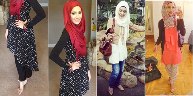  Baju  Muslim  Trendy dengan Celana  Tutorial Hijab