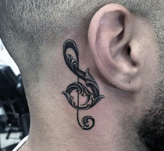 decorative-music-note-tattoo